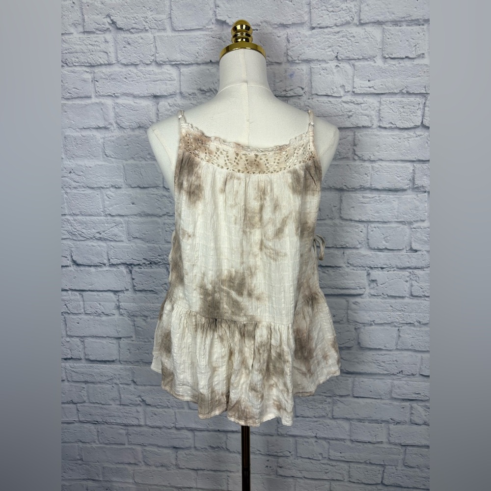 NWT Aerie Boho Babydoll Tie Dye Tank Top Lace Crochet size S - Picture 5 of 7